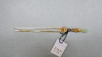 藏品(清代花苞鑲玉髮釵)的圖片