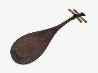 藏品(元音木製琵琶)的圖片