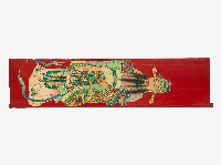 藏品(彩繪富貴晉爵之寺廟木門一對)的圖片