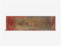 藏品(彩繪秦叔寶與尉遲恭之寺廟木門一對)的圖片
