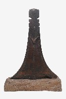 藏品(達悟連座木雕)的圖片