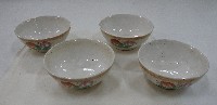 藏品(黃口彩繪囍字壽桃紋碗（4）)的圖片