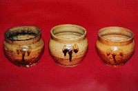 藏品(褐釉深腹煎藥陶罐（三件）)的圖片