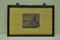 藏品(裱框山水畫)的圖片