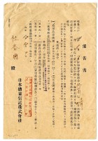 藏品(大正14年日本勸業信託株式會社給杜香國催告書)的圖片