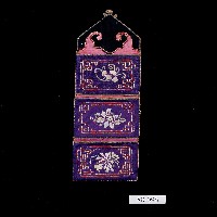 藏品(花卉圖樣長方褡褳荷包)的圖片