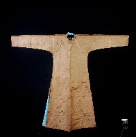 藏品(咖啡色緞面長衫)的圖片