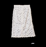 藏品(臺灣女性米白色簍空套裝裙子)的圖片