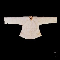 藏品(臺灣漢人族群女性白色立領大襟衫)的圖片