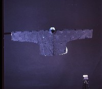 藏品(黑色提花絲綢對襟常服)的圖片