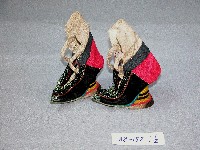 藏品(網眼提跟拽跟鼻彩布弓鞋)的圖片