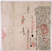 藏品(光緒七年大甲東舊社東來旺六所立給開墾永耕盡根田契字)的圖片