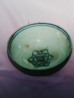 藏品(青花印花六瓣式福字紋碗)的圖片