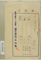藏品(昭和十二年關西庄范朝燈納州稅畜犬稅領收證)的圖片