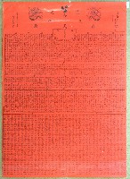 藏品(中華民國六十九年羅祿富褒忠亭義民廟中元節爐主等人員名單告示)的圖片