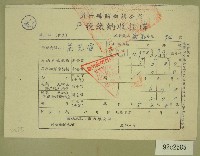 藏品(民國五十年范光宙繳納戶稅收據)的圖片
