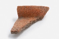 藏品(紅色夾砂素面罐形陶器口肩處殘片)的圖片