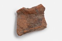 藏品(紅色夾砂素面陶罐形陶器頸肩處殘片)的圖片