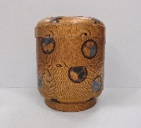 藏品(金漆錦地丸紋二層式圓筒型套盒-已破損)的圖片