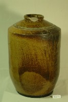 藏品(帶款紅棕色窯變窄口直壁式陶甕)的圖片