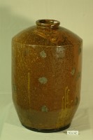 藏品(帶款紅棕褐釉窄口直壁式陶甕)的圖片