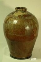 藏品(紅棕釉拍打印紋窄口豐肩式陶甕)的圖片