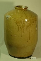藏品(黃褐釉窄口直壁式陶甕)的圖片