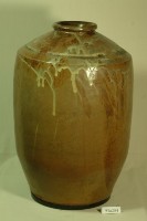 藏品(黃棕褐釉窄口直壁式陶甕)的圖片