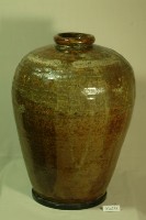 藏品(紅褐釉虎皮紋拍打印紋窄口豐肩式陶甕)的圖片