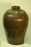 藏品(紅褐釉拍打印紋窄口豐肩式陶甕)的圖片