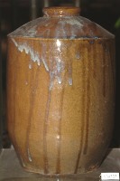 藏品(棕褐流釉窄口直壁式陶甕)的圖片