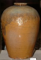 藏品(紅露酒印棕釉拍打印紋窄口豐肩式陶甕)的圖片