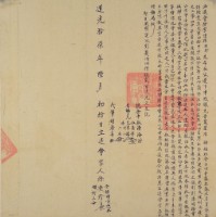 藏品(道光十七年侄孫奕珍立退會份字（含契尾）)的圖片