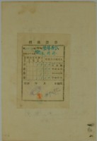 藏品(昭和二十年張時修繳納台灣地租家屋稅領收證)的圖片