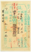 藏品(光緒十八年臺灣縣正堂為徵收納戶呂宏容之執照)的圖片