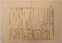 藏品(南投廳埔里社堡牛眠山庄第117番戶643番地警第118號戶長吳順良之戶口調查表單)的圖片