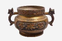 藏品(福祿壽金屬香爐)的圖片