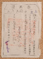 藏品(民國三十五年施火石公民證)的圖片