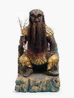 藏品(木雕神農大帝像)的圖片