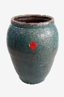藏品(藏青色釉滿字標簽寬口陶缸)的圖片