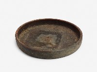 藏品(深褐色木製茶盤)的圖片