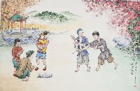 藏品(黃金田於丁亥年花月創作之玩橡乳槍)的圖片