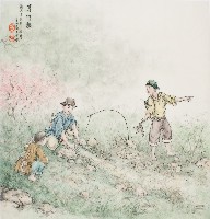 藏品(黃金田於丁亥年季春創作之等竹雞)的圖片