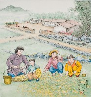 藏品(黃金田於丁亥年仲夏創作之挽莿殻仔)的圖片