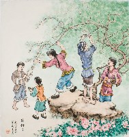 藏品(黃金田於丁亥年孟夏創作之桋梧子)的圖片