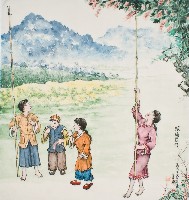 藏品(黃金田於丁亥年春創作之絞埔鹽仔)的圖片