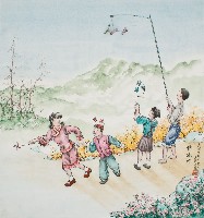 藏品(黃金田於丁亥年荔月創作之轉風吹)的圖片