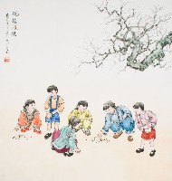 藏品(黃金田於丁亥年孟冬創作之玩龍眼核)的圖片