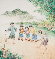 藏品(黃金田於丁亥年孟秋創作之頓索仔)的圖片