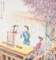 藏品(黃金田於丁亥年桂月創作之愛水不怕流鼻水)的圖片